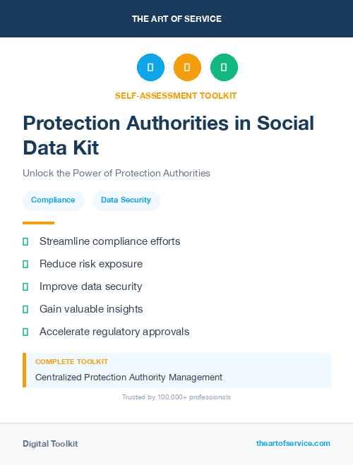 Protection Authorities in Social Data Kit