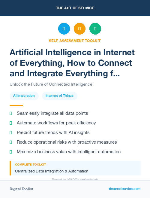 Artificial Intelligence in Internet of Everything, How to Connect and Integrate Everything from People and Processes to Data and Things Kit