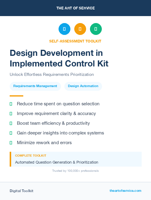 Design Development in Implemented Control Kit