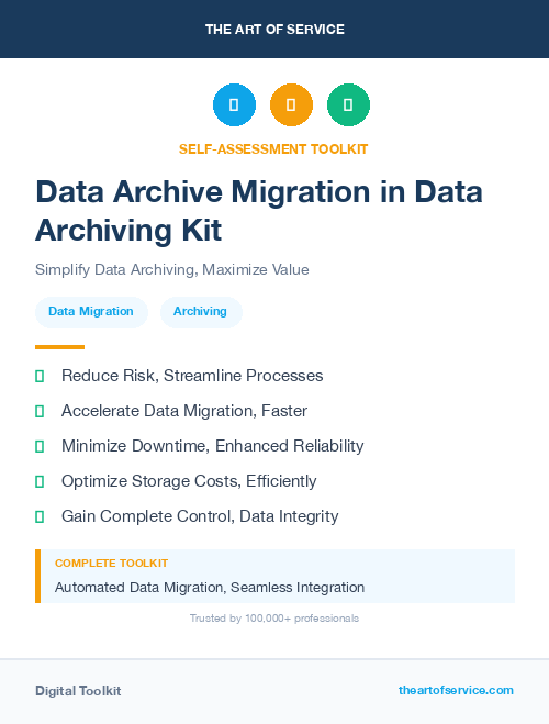 Data Archive Migration in Data Archiving Kit