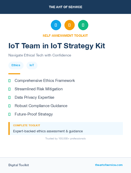 IoT Team in IoT Strategy Kit