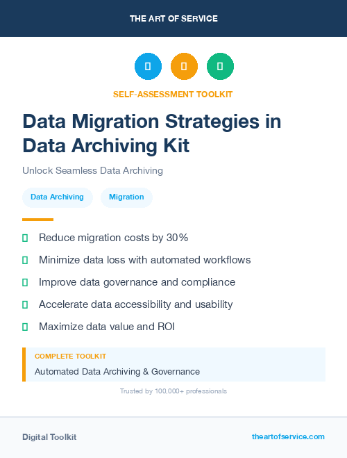 Data Migration Strategies in Data Archiving Kit