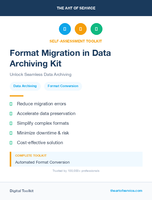 Format Migration in Data Archiving Kit
