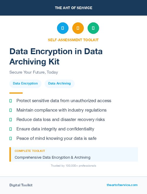 Data Encryption in Data Archiving Kit