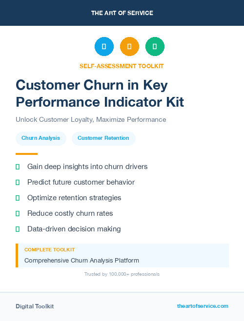 Customer Churn in Key Performance Indicator Kit