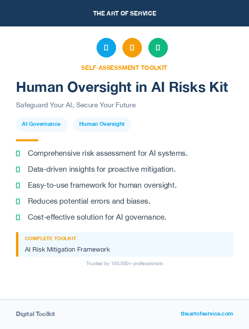 Human Oversight in AI Risks Kit