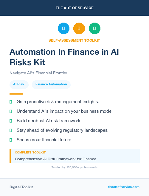 Automation In Finance in AI Risks Kit