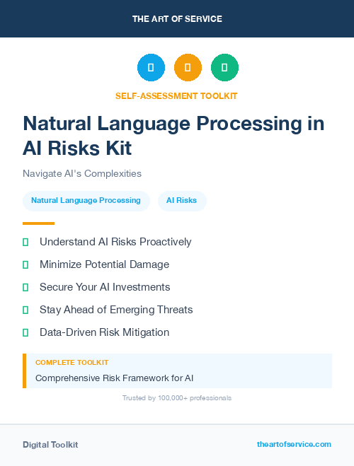Natural Language Processing in AI Risks Kit