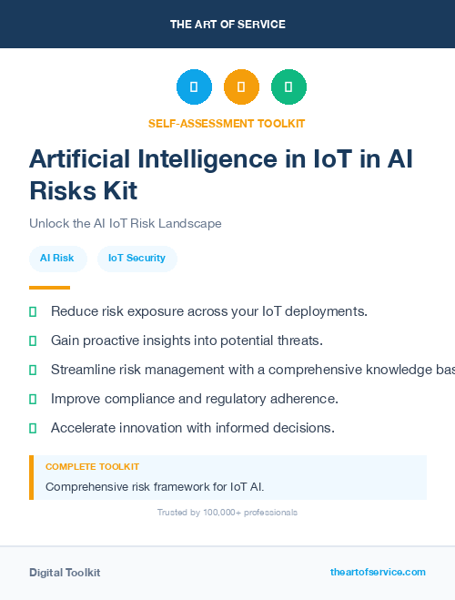Artificial Intelligence in IoT in AI Risks Kit