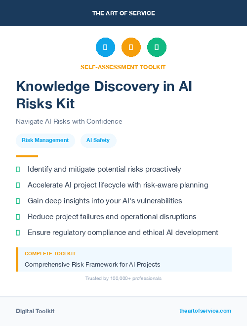 Knowledge Discovery in AI Risks Kit