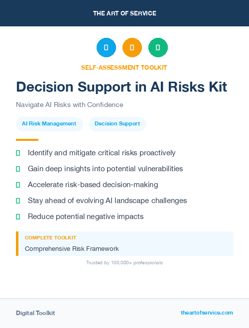 Decision Support in AI Risks Kit