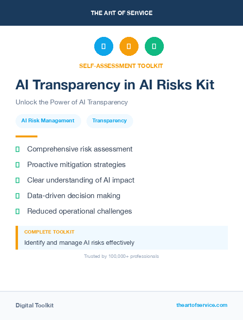 AI Transparency in AI Risks Kit