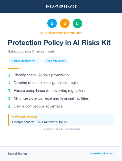 Protection Policy in AI Risks Kit