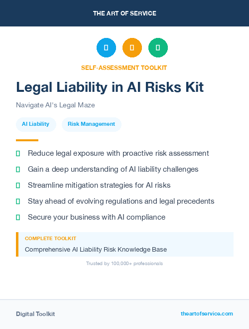Legal Liability in AI Risks Kit