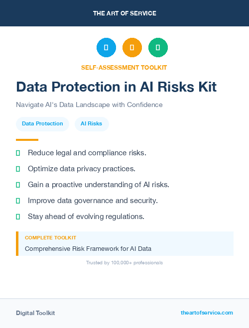 Data Protection in AI Risks Kit