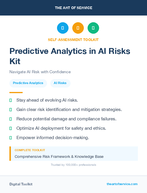 Predictive Analytics in AI Risks Kit