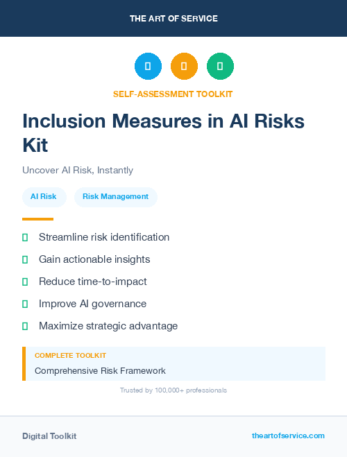 Inclusion Measures in AI Risks Kit