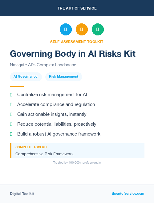 Governing Body in AI Risks Kit