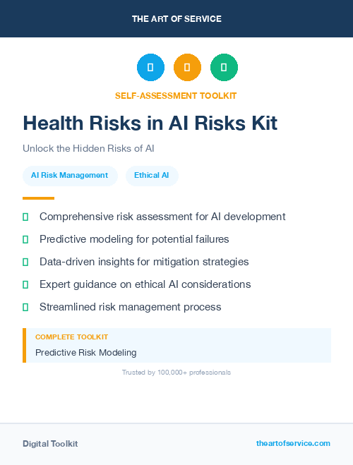 Health Risks in AI Risks Kit