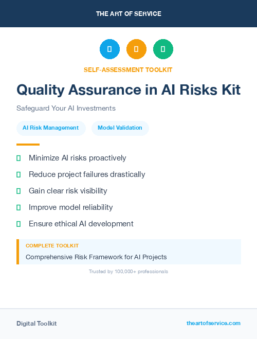 Quality Assurance in AI Risks Kit