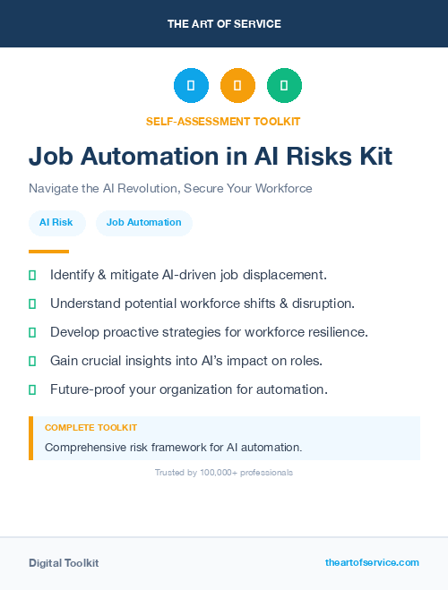 Job Automation in AI Risks Kit