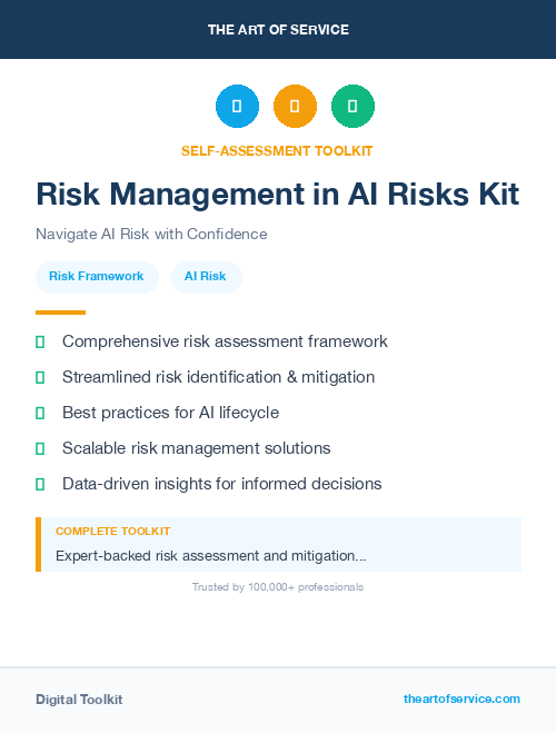 Risk Management in AI Risks Kit