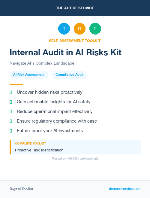 Internal Audit in AI Risks Kit