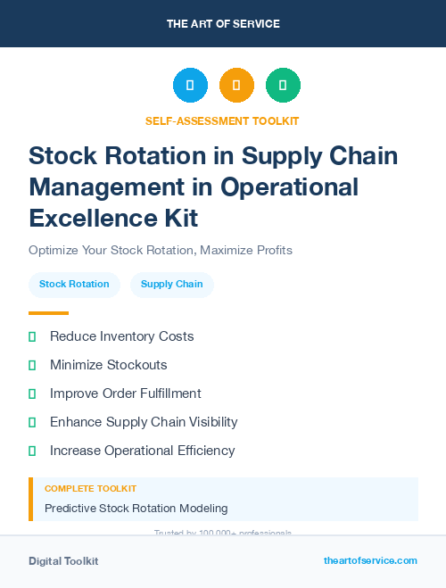 Stock Rotation in Supply Chain Management in Operational Excellence Kit