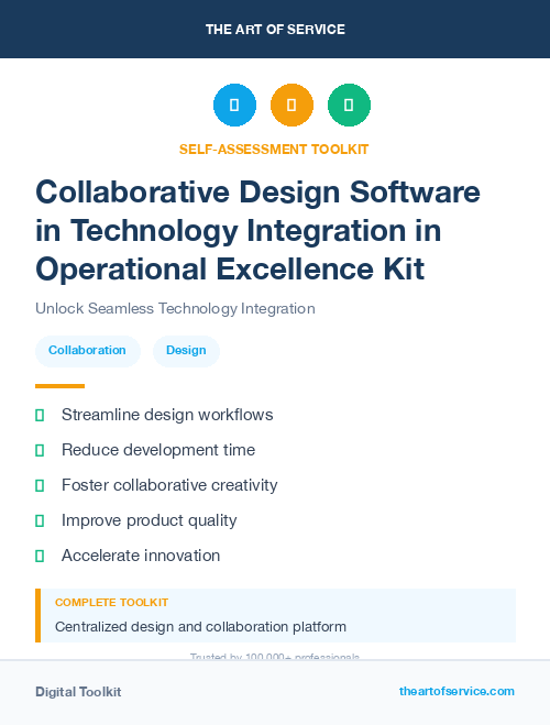 Collaborative Design Software in Technology Integration in Operational Excellence Kit