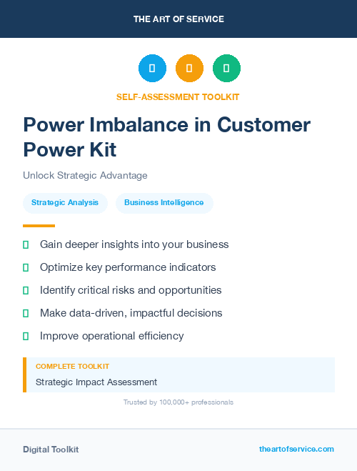 Power Imbalance in Customer Power Kit