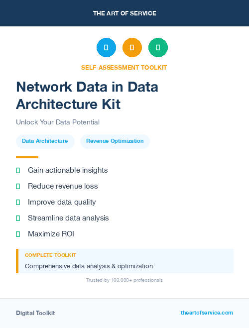Network Data in Data Architecture Kit