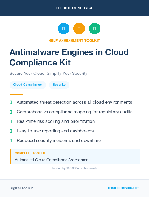 Antimalware Engines in Cloud Compliance Kit