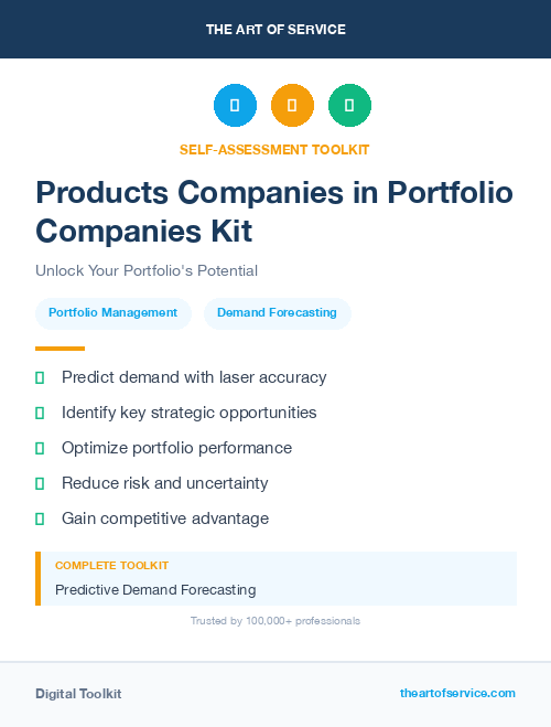 Products Companies in Portfolio Companies Kit