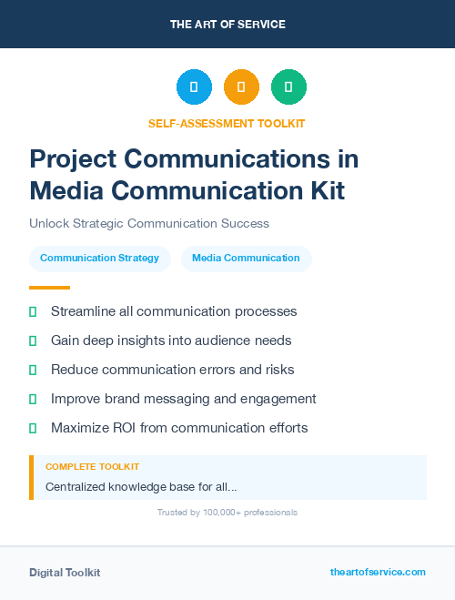 Project Communications in Media Communication Kit