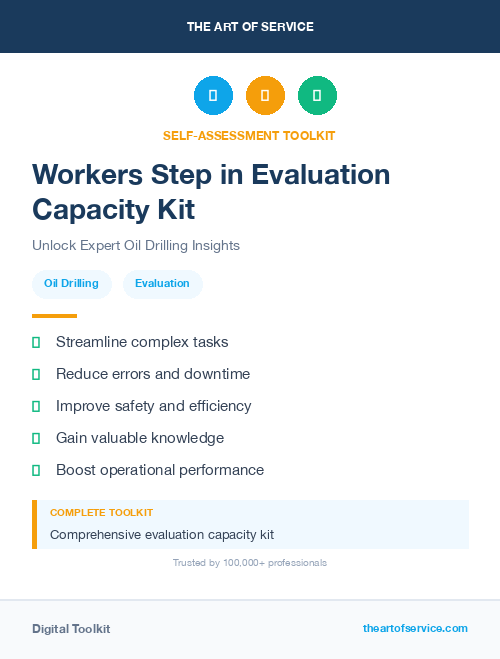 Workers Step in Evaluation Capacity Kit