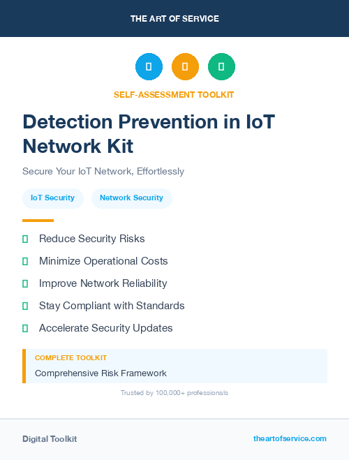 Detection Prevention in IoT Network Kit