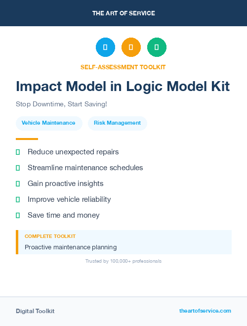 Impact Model in Logic Model Kit