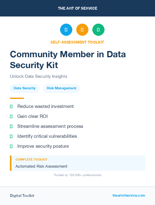 Community Member in Data Security Kit