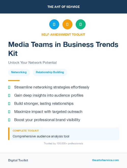 Media Teams in Business Trends Kit