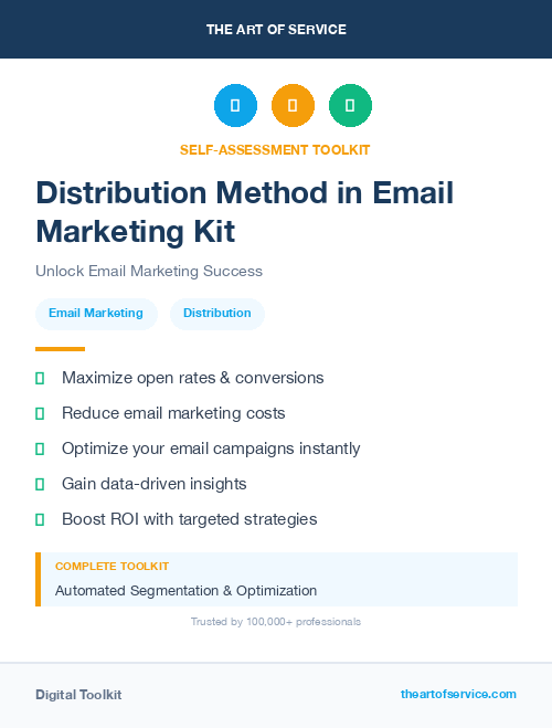Distribution Method in Email Marketing Kit