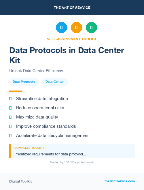Data Protocols in Data Center Kit