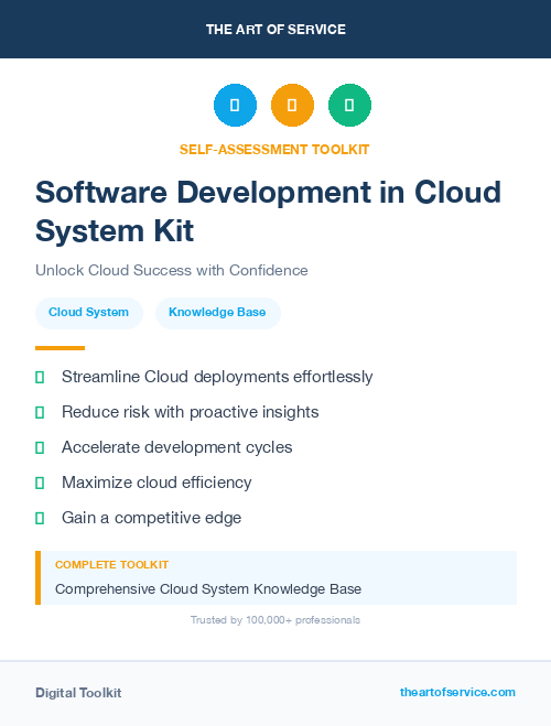 Software Development in Cloud System Kit