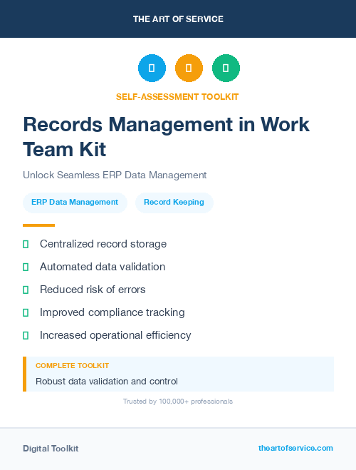 Records Management in Work Team Kit