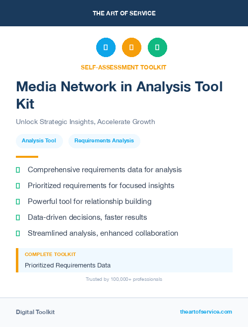 Media Network in Analysis Tool Kit