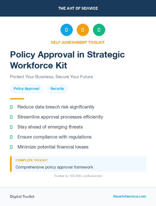 Policy Approval in Strategic Workforce Kit