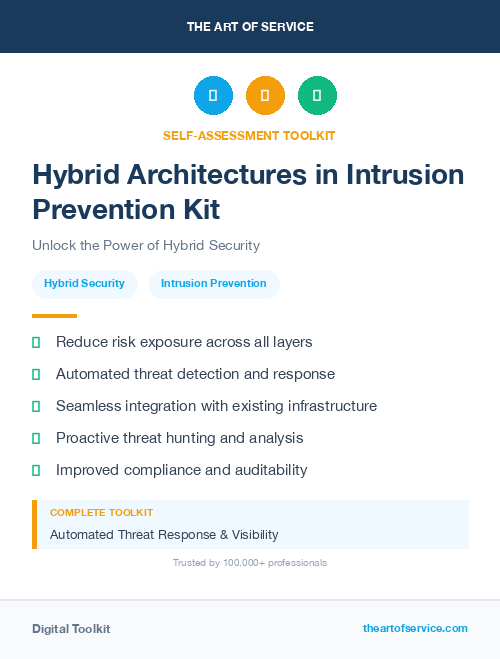 Hybrid Architectures in Intrusion Prevention Kit