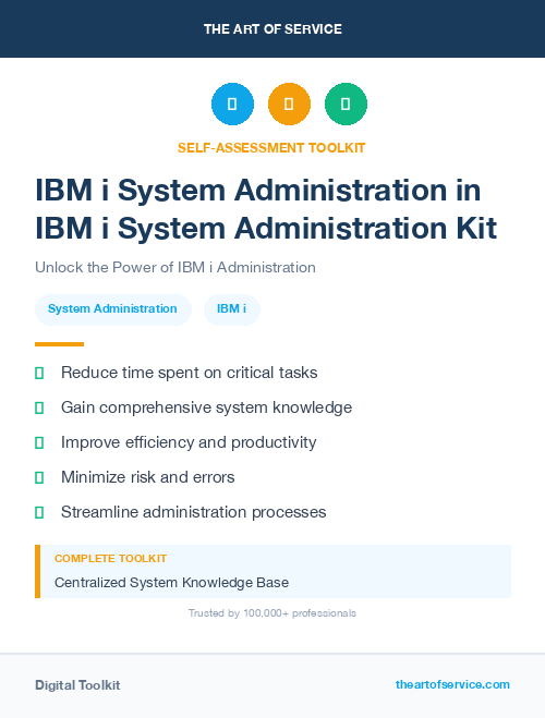 IBM i System Administration in IBM i System Administration Kit