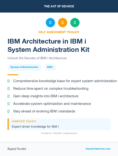 IBM Architecture in IBM i System Administration Kit