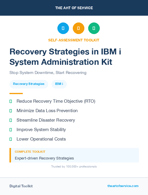 Recovery Strategies in IBM i System Administration Kit