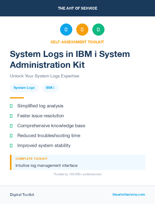 System Logs in IBM i System Administration Kit